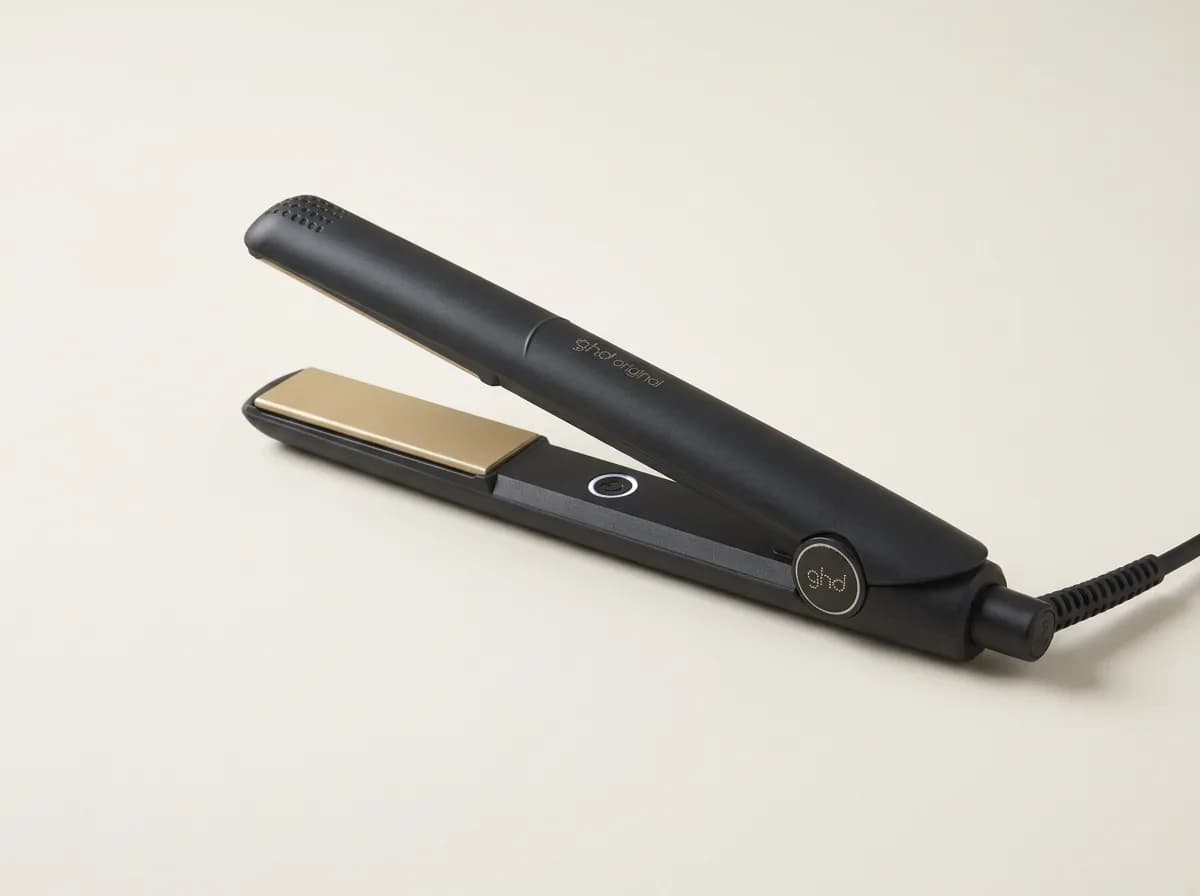 Lisseur ghd Original, noir mat à plaques dorées
