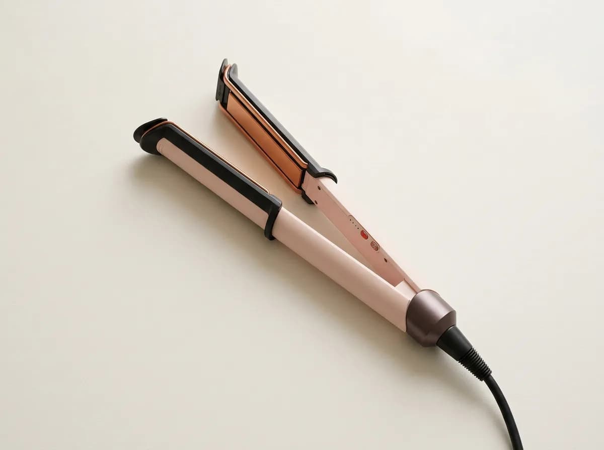Lisseur Dyson Corrale CoolShine, rose céramique et cuivre